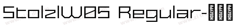 StolzlW05 Regular字体转换 StolzlW05 Regular字体转换